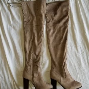 JustFab Knee High Boots - Like New!